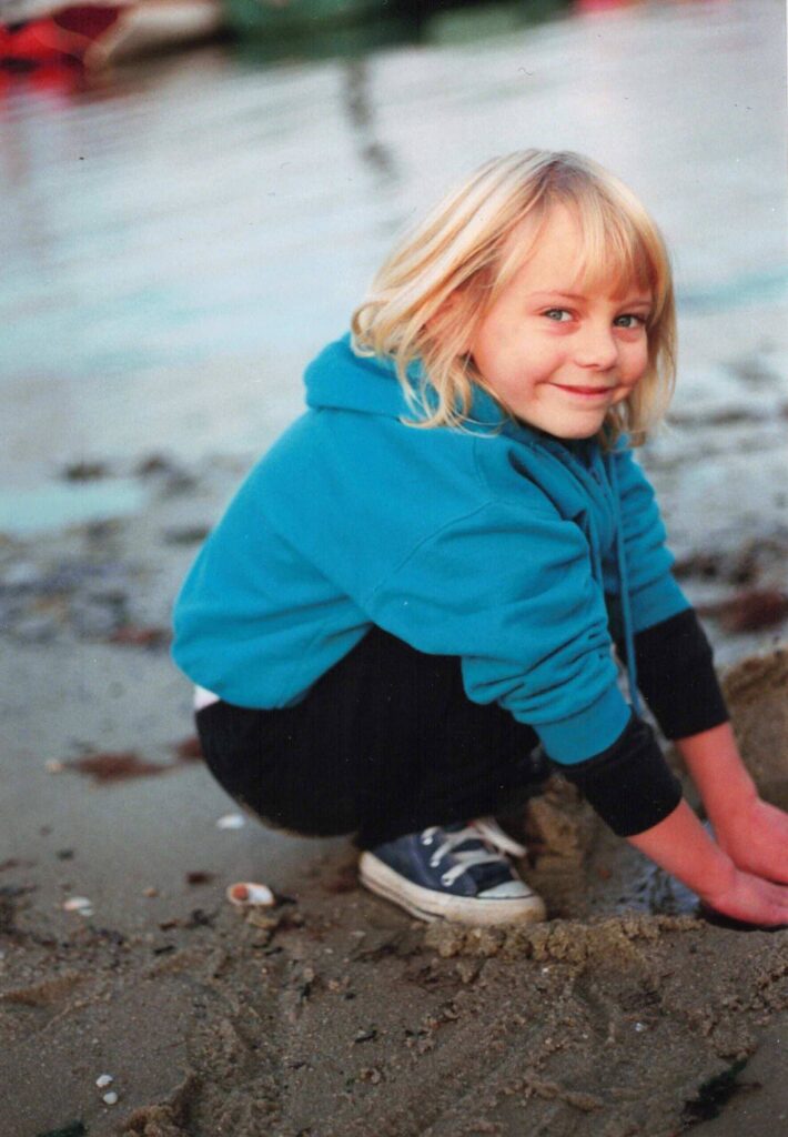 A young Julie Pringle