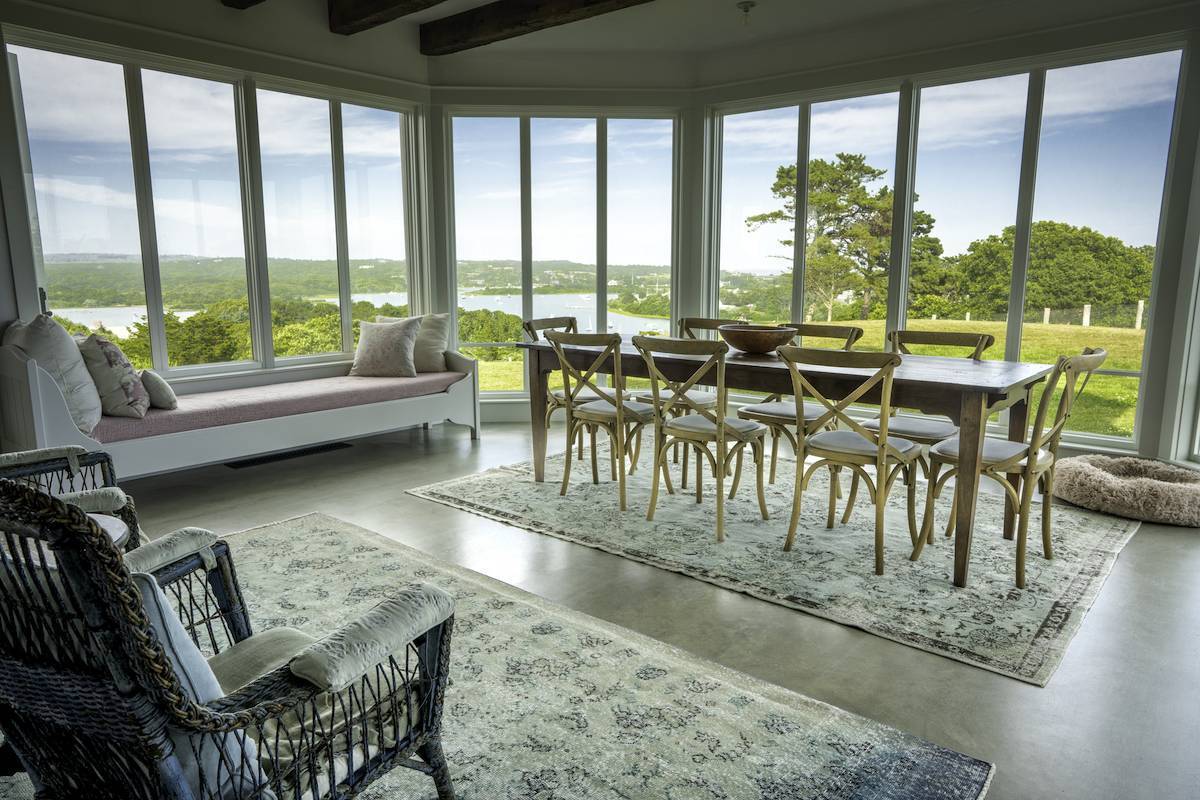Dining Room with full-length windows