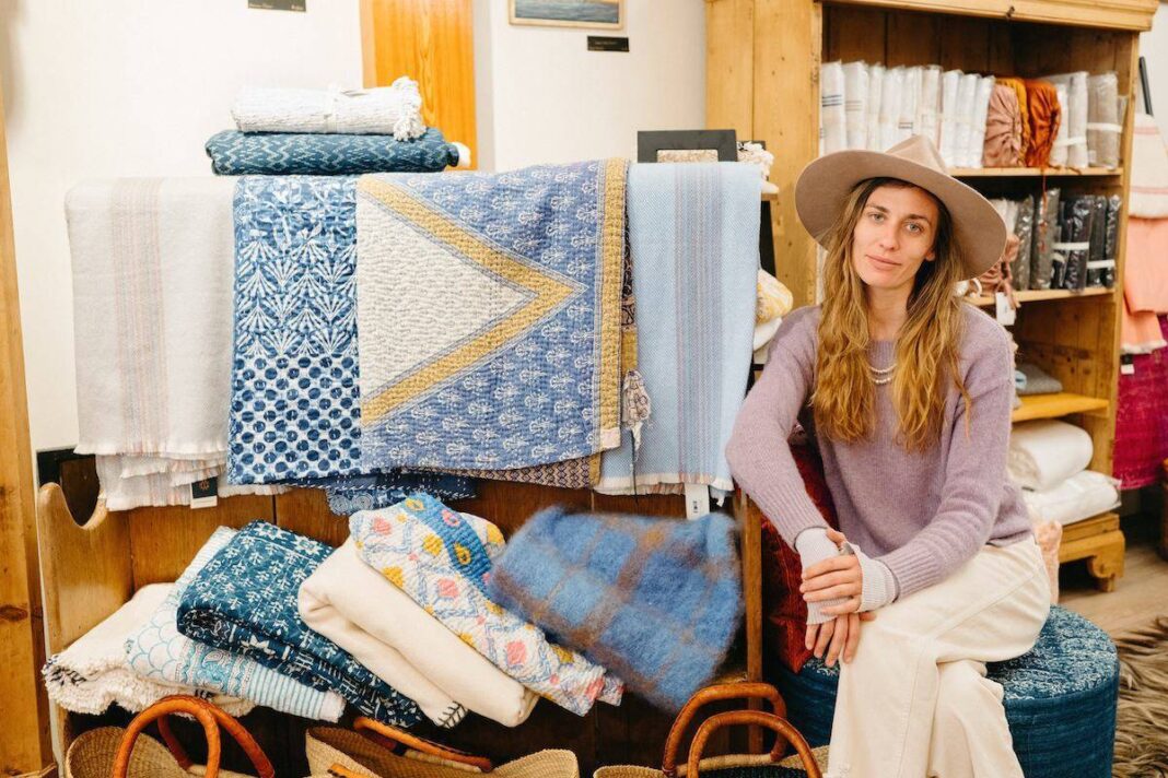 Ty Sinnett in her store Seven Sisters