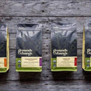 Grounds for Change coffee sampler.