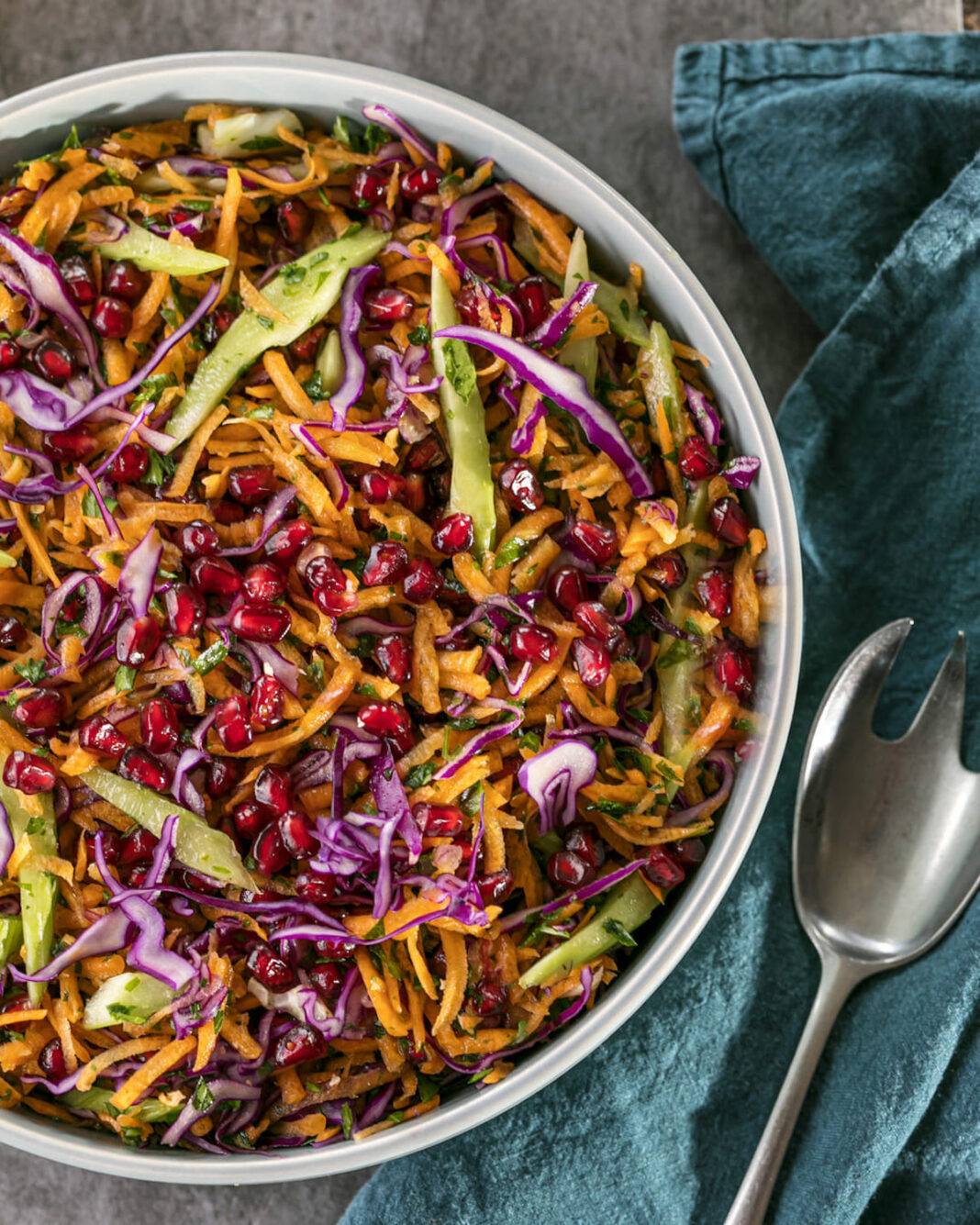 arrot Slaw with Pomegranate and Citrus