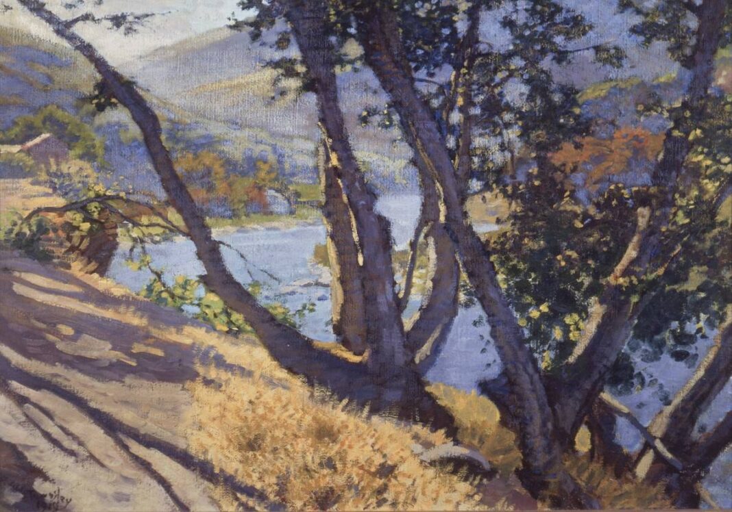 Channel Pickering Townsley, Bend of the River painting