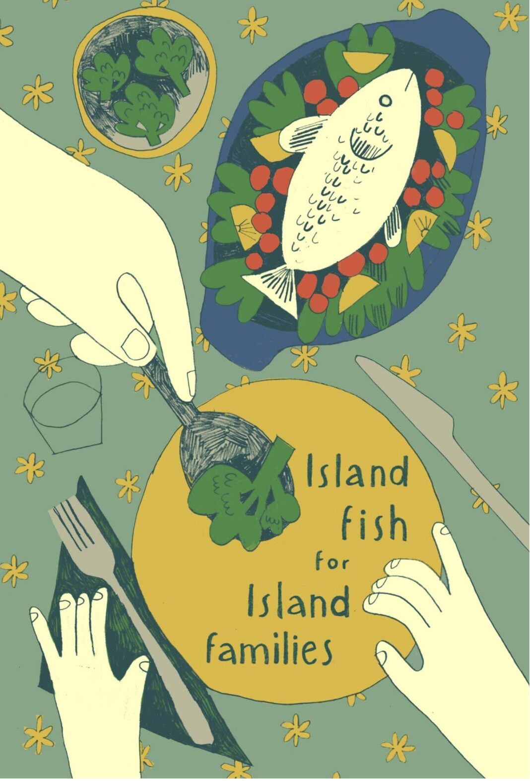 Seafood Donation Card2 Elissa Turnbull illustration