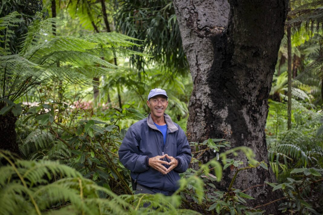 Corey Welles at Lotusland
