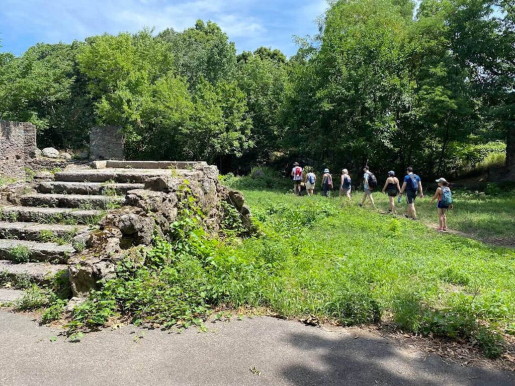 Hikers on the Boston Walking City Trail
