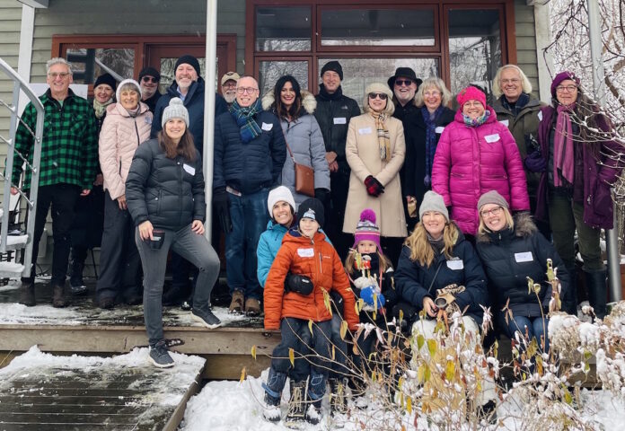 A group of neigbours involved in The Pocket Change Project
