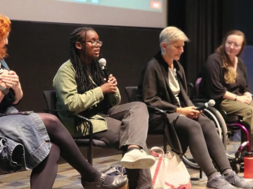 panelists at film screening