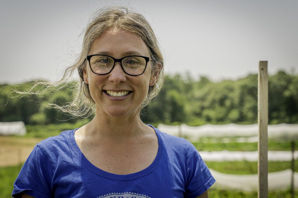 noli taylor outside on farm
