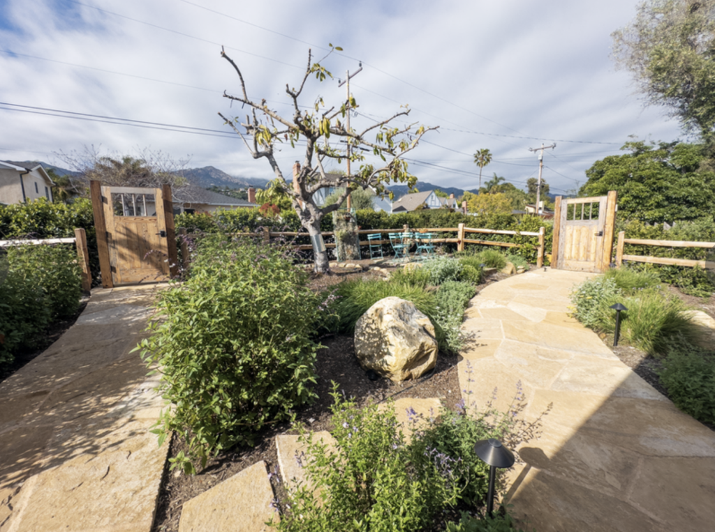 backyard fencing and gate