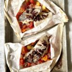 parchment wrapped white fish