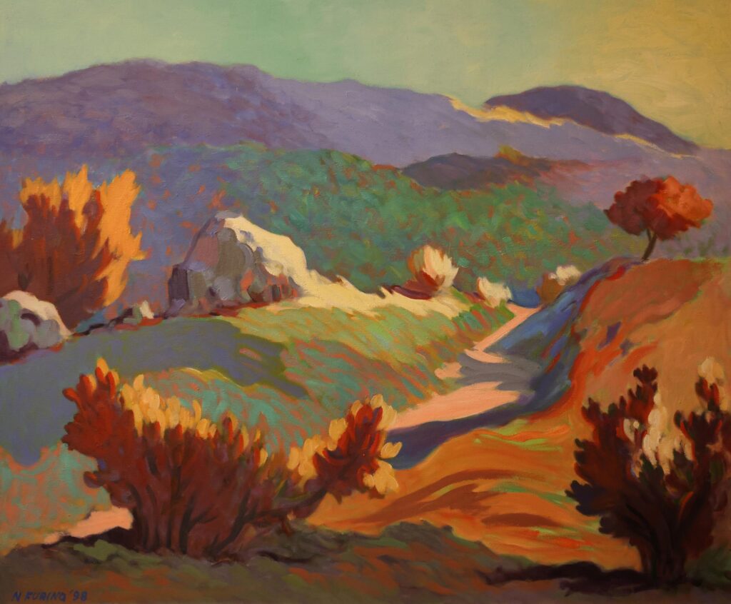 colorful oil painting