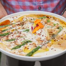 RECIPE: Asparagus and Chickpea Fatteh
