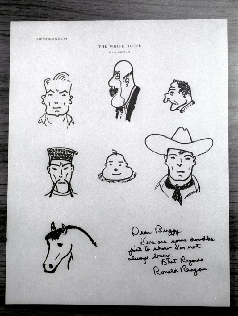 11/3/1981 presidential doodles
