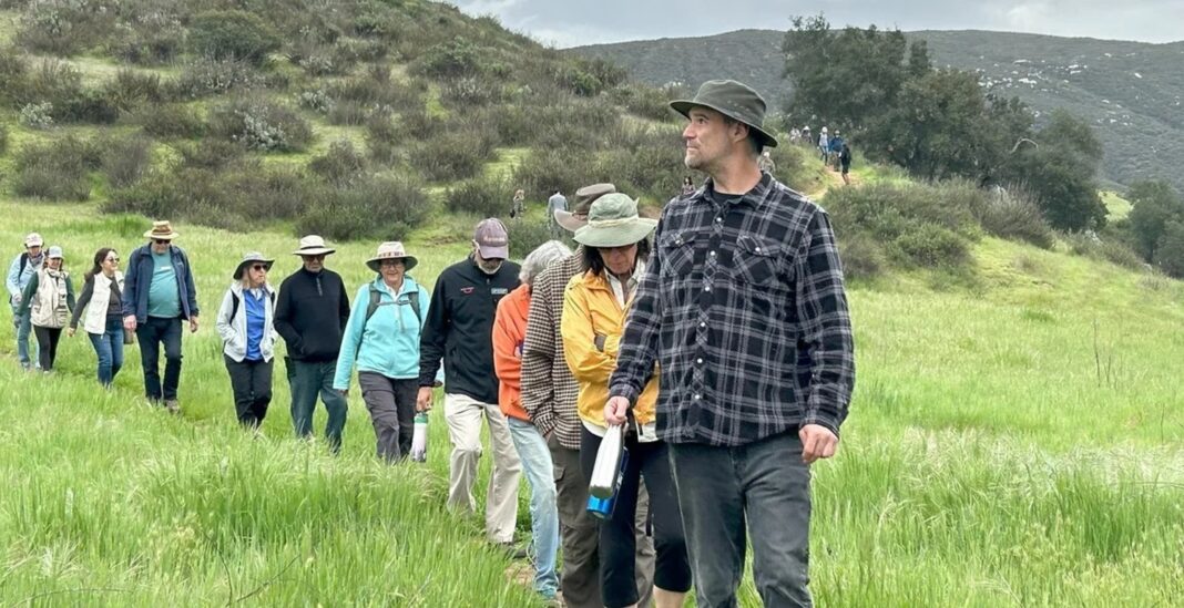 People hiking