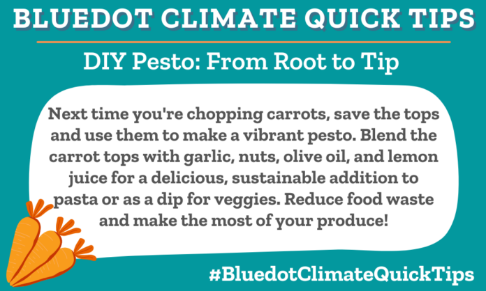 Cook up that waste-not, want-not pesto with this easy recipe. 