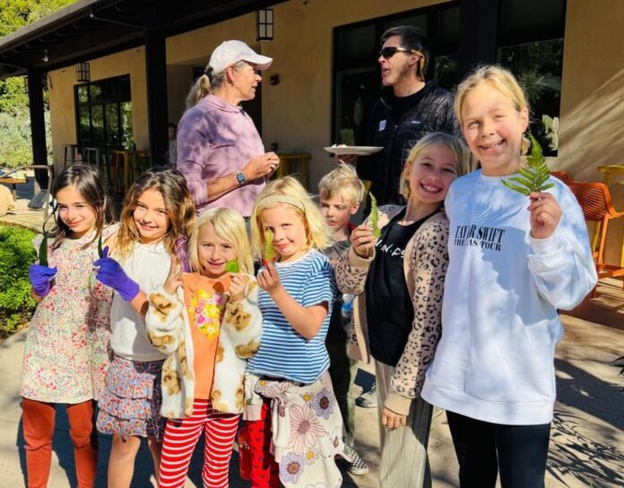 Student members of the Crane Country Day School Green Team. group of young students posing for a photo