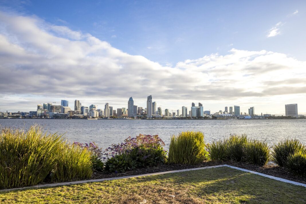 San Diego skyline from Coronado