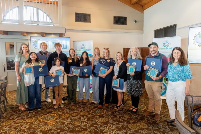 winners pose at the explore ecology awards luncheon
