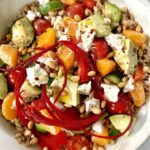 a colorful grain salad