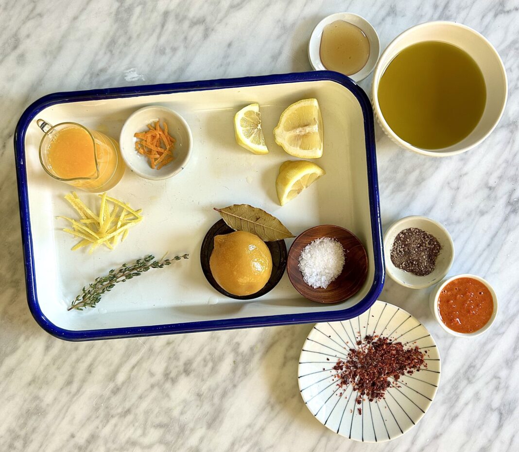 Grain salad dressing ingredients