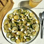 summer squashes on a plate