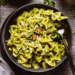 Arugula Walnut Pesto Pasta