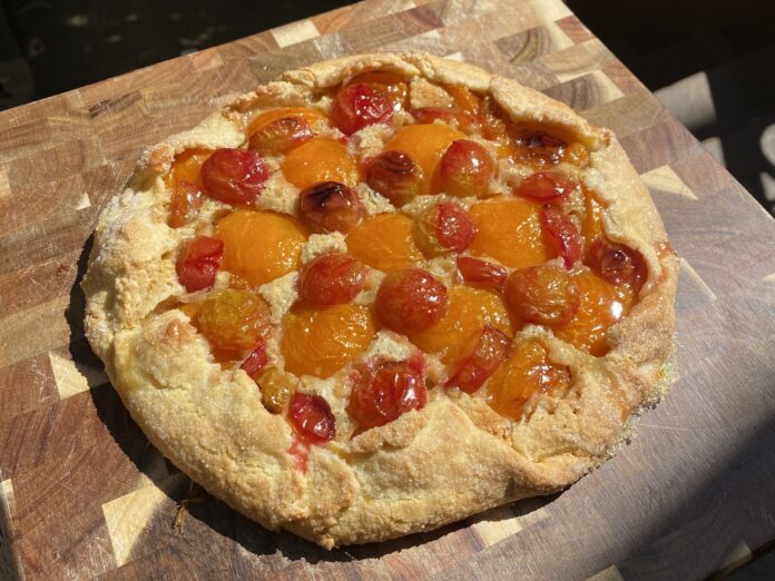 Millet and Hazelnut Stone Fruit Galette