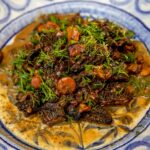 mushroom ragu plated