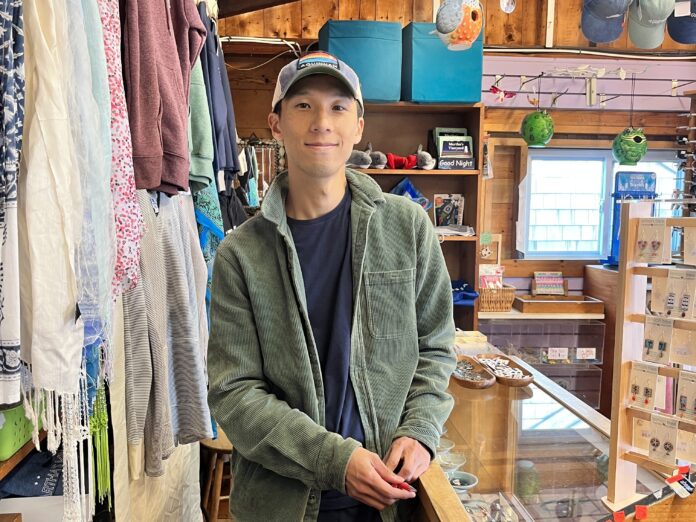 joseph lee in an aquinnah store