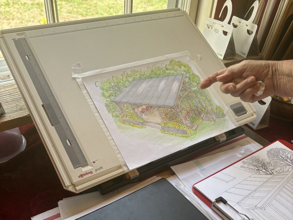 anna's sketches of a house