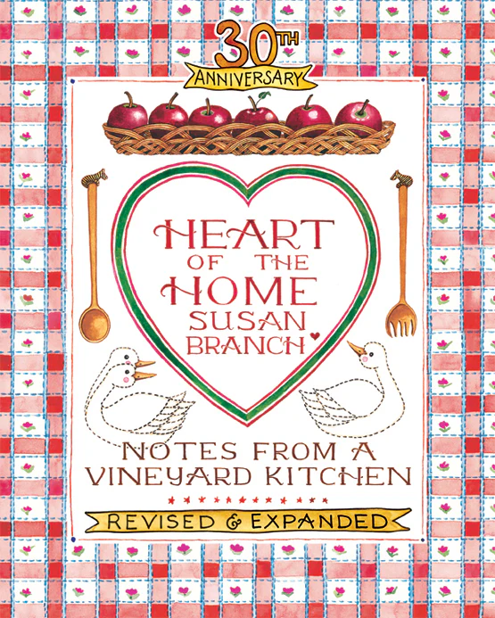 the cover of heat of the home by susan branch