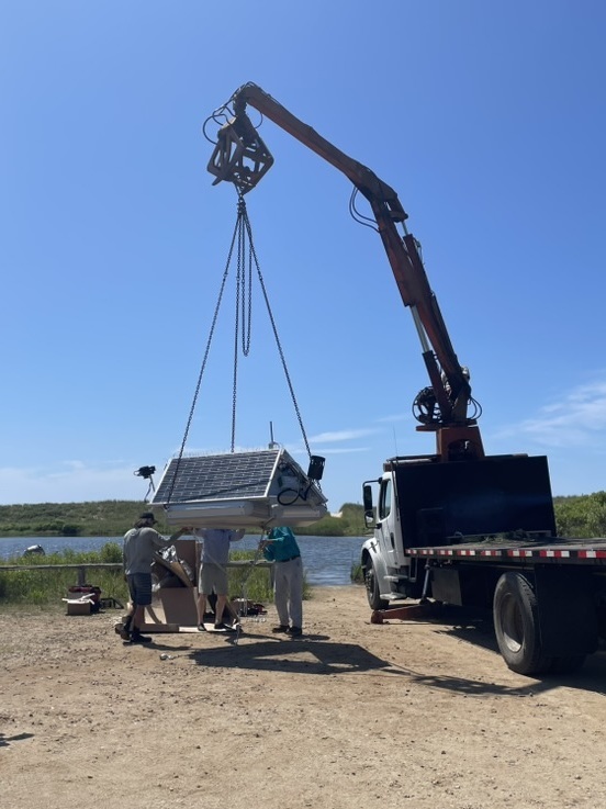 sonic buoy installation