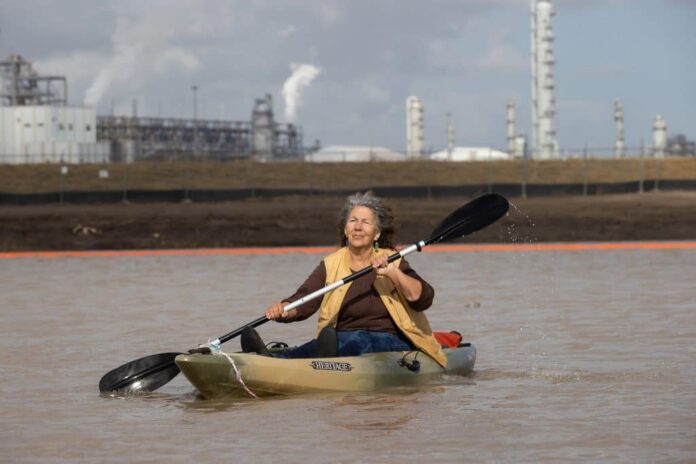 diane wilson on a kayak