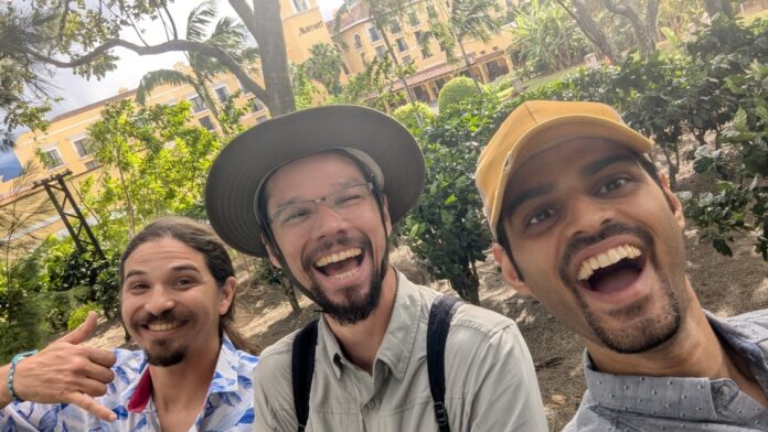 from left to right: Andrés Jiménez Monge, Joseph Pitawanakwat, Junaid Shahzad Khan