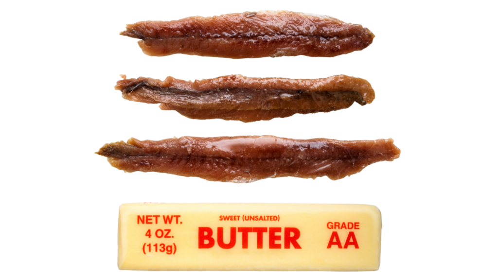 anchovy and butter