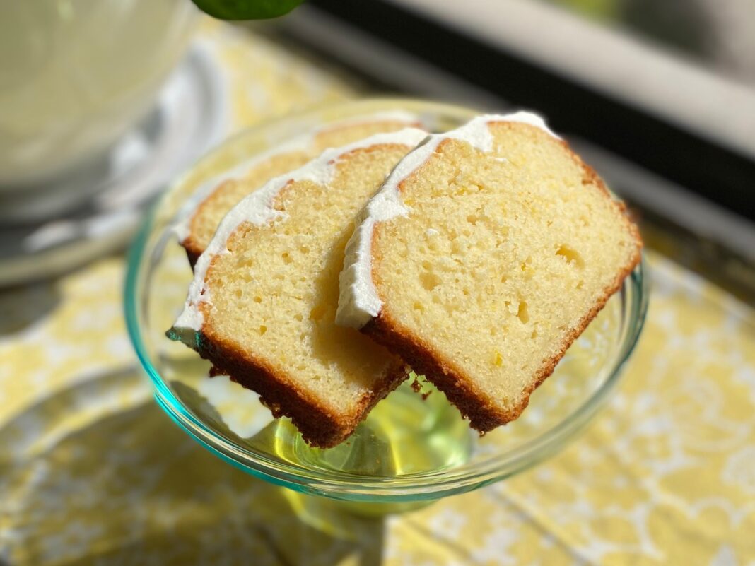 slices of citrus cake