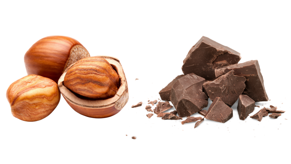hazelnut and chocolate