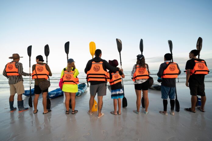 kayak scouts beach cleanup brigade