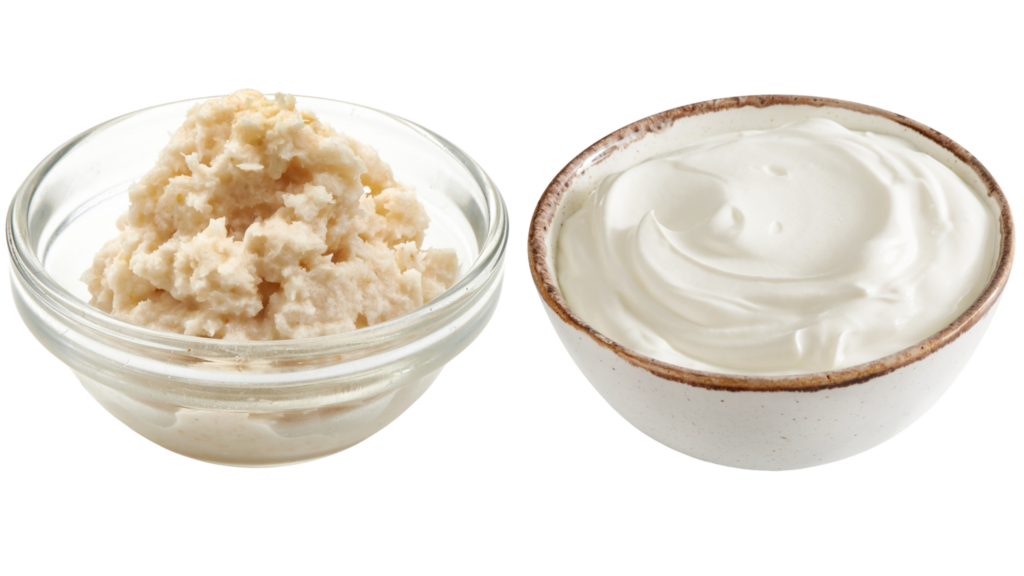 horseradish and sour cream