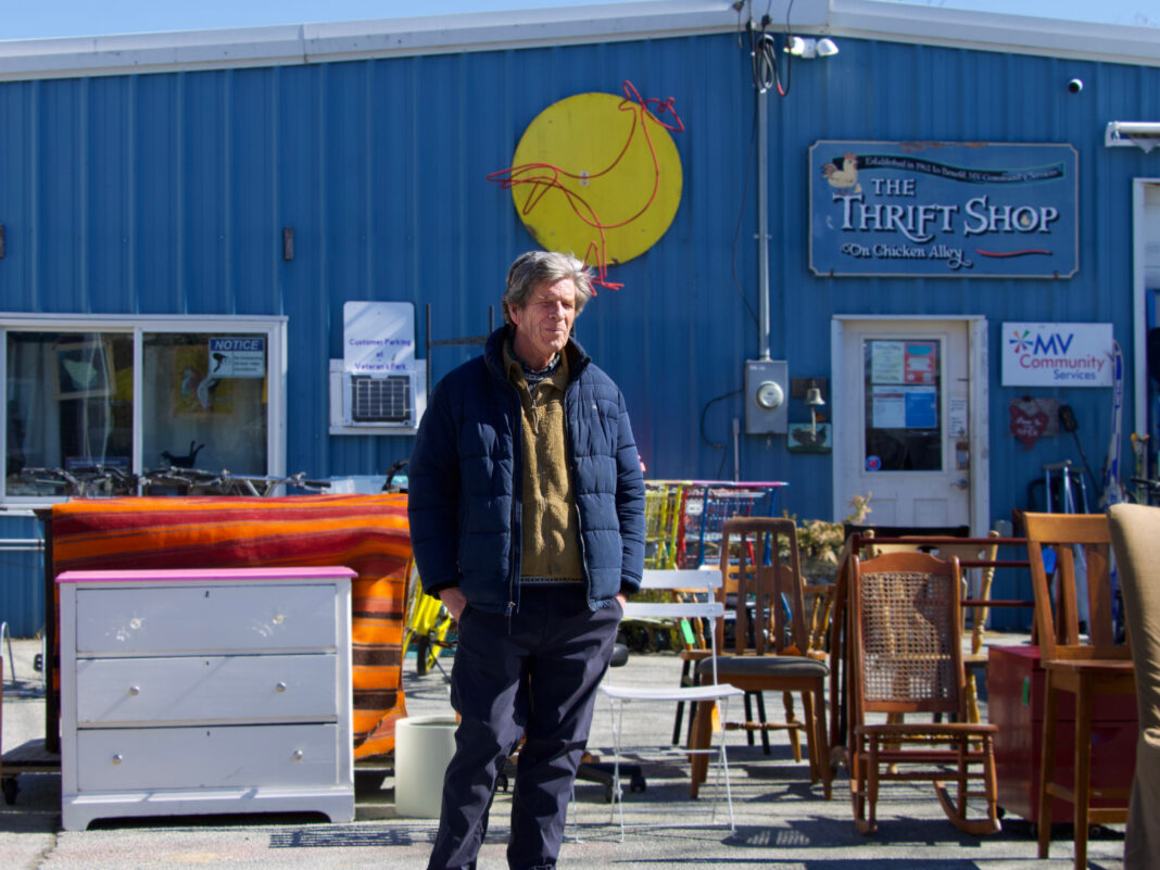 bruce elliot at chicken alley on martha's vineyard