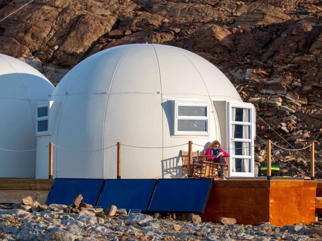 solar thermal panels inantartica
