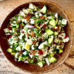 fish ceviche in a bowl