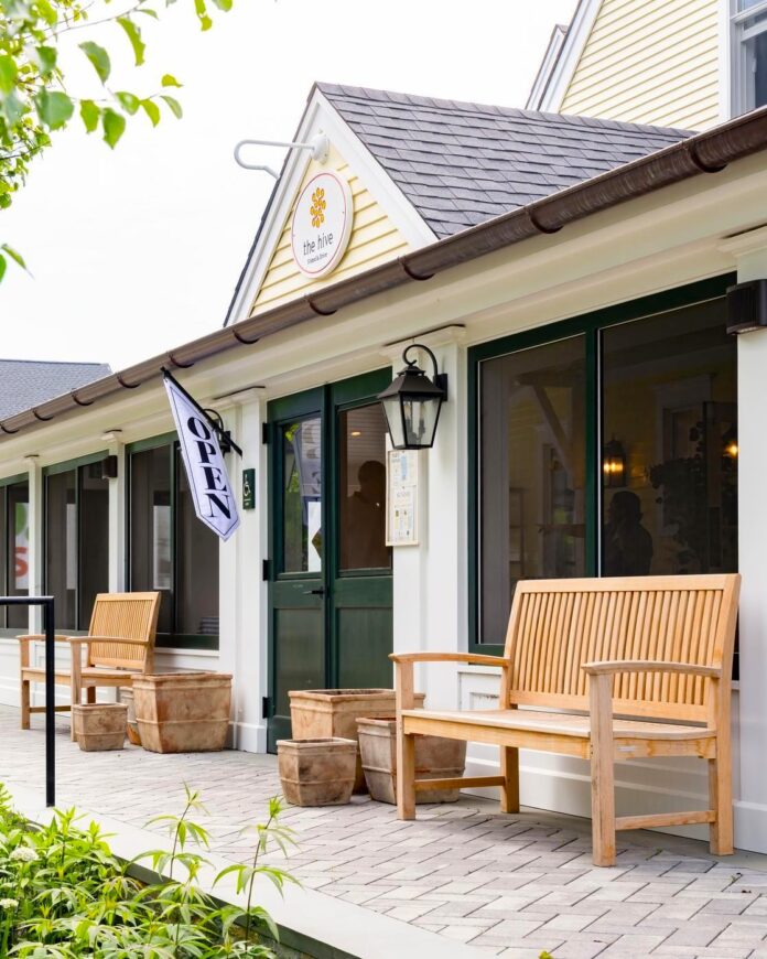 an exterior shot of the hive on nantucket