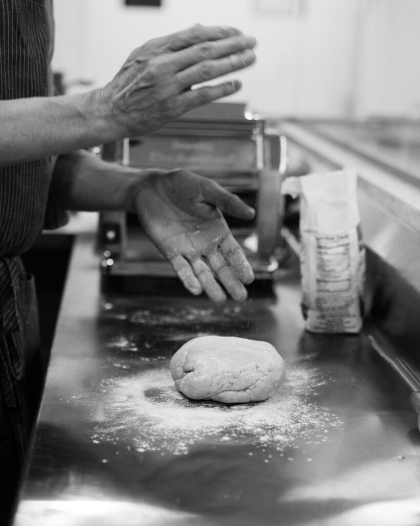 Davide at work at The Hive kitchen