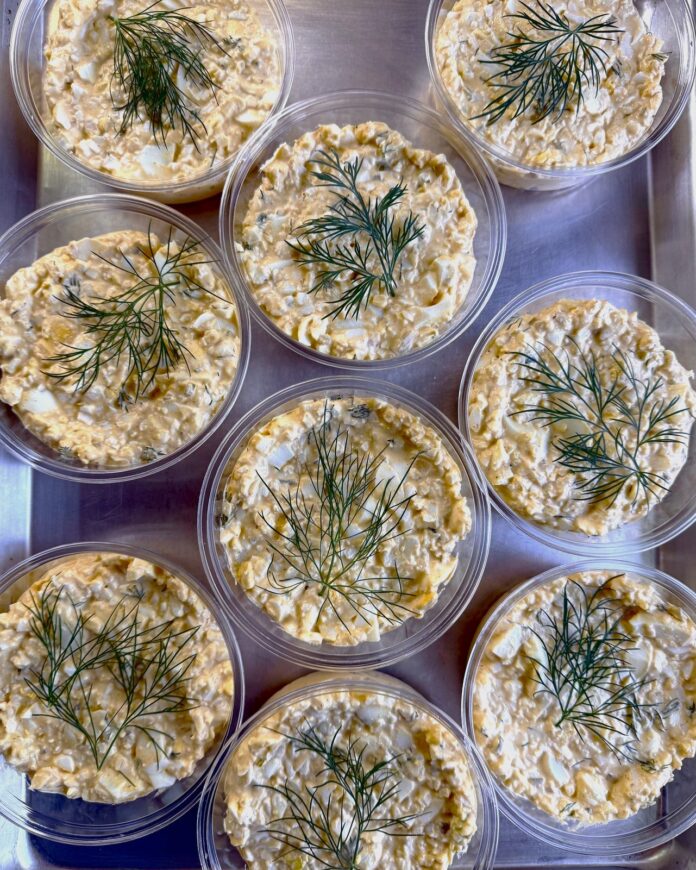 Herby Spring Onion Egg Salad