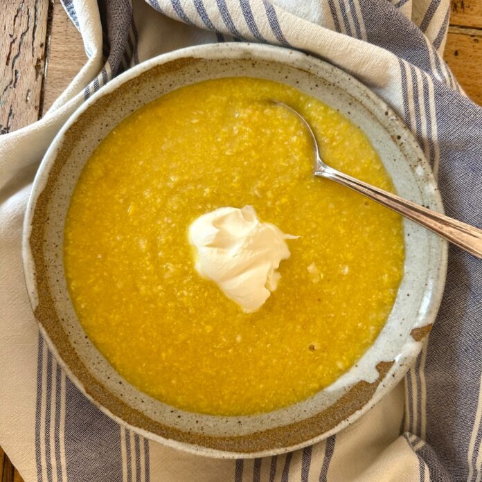 summer corn soup