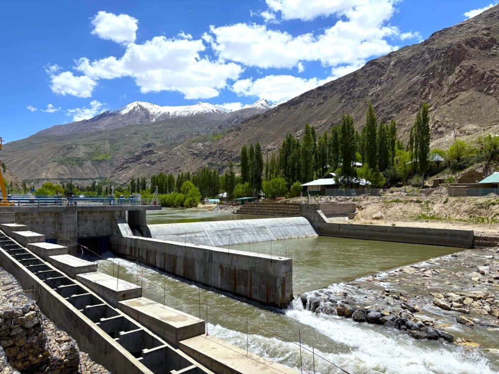 the Sebzor hydropower facility in remote Tajikistan