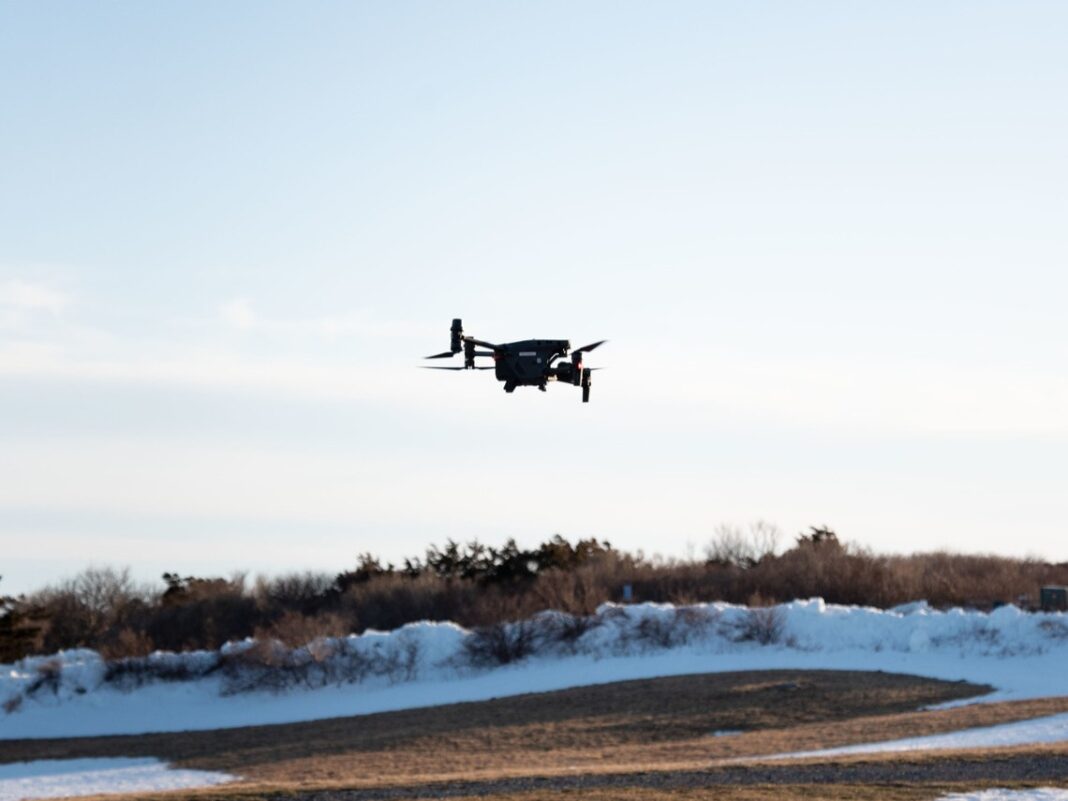 tick free mv using drones