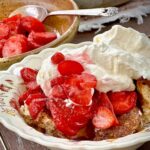 upcycled bread strawberry shortcake