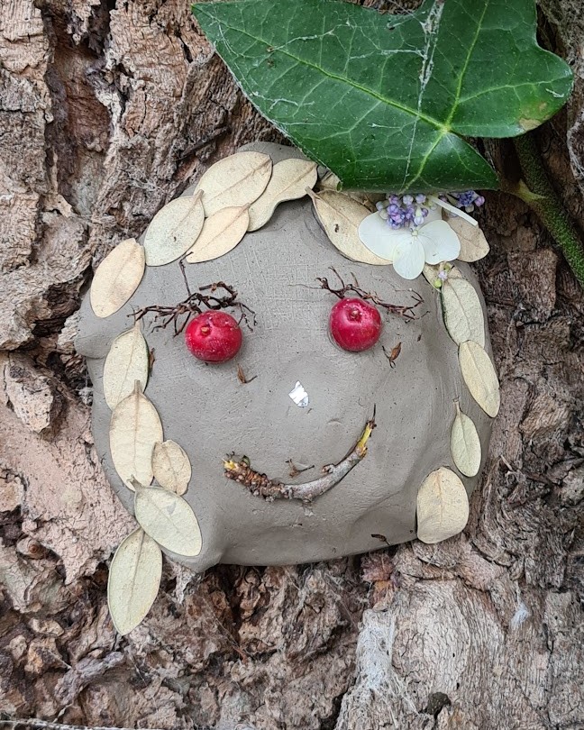 a craft made by a child in forest schools
